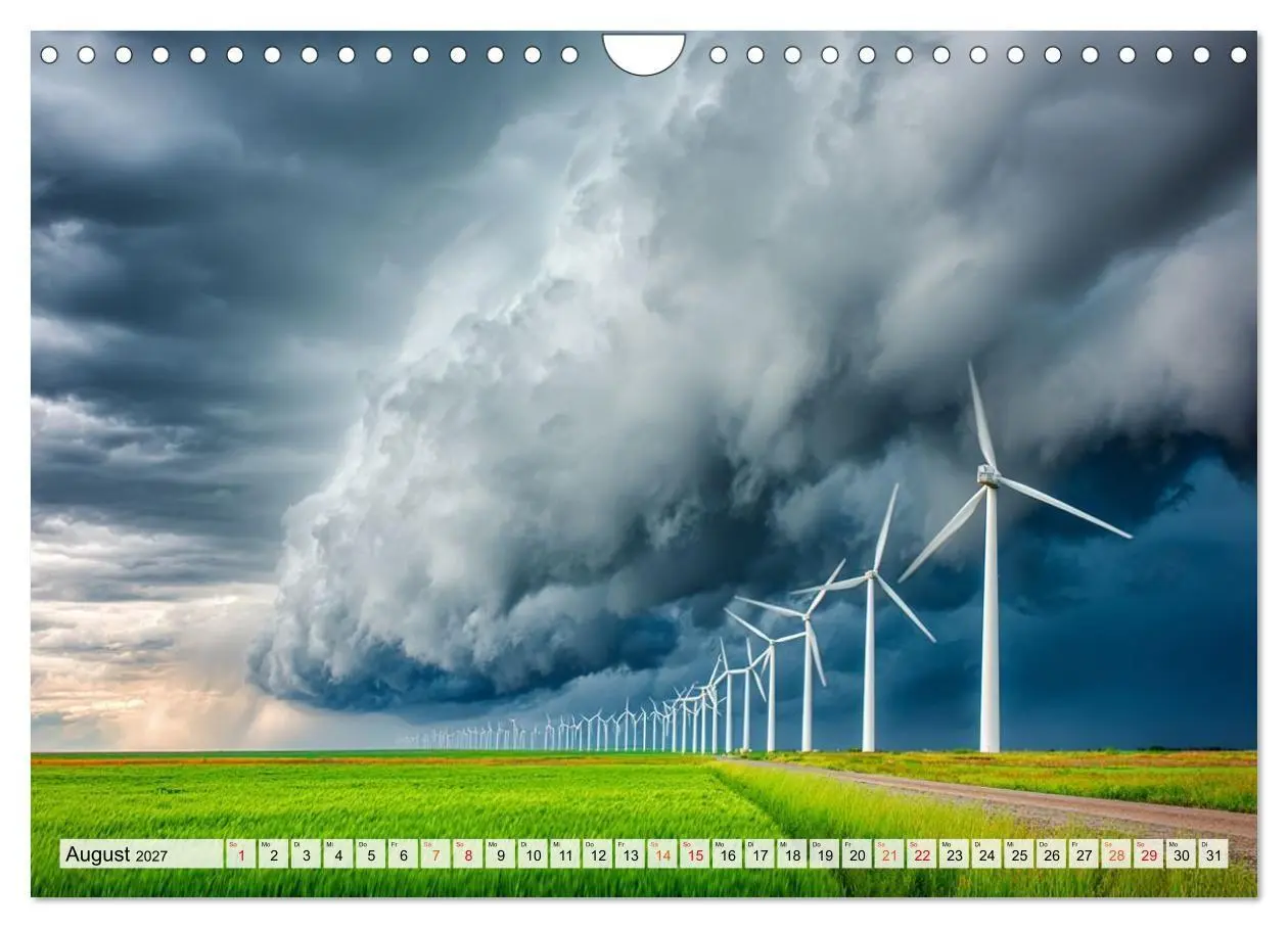 Bild: 9783516915921 | Windträume (Wandkalender 2027 DIN A4 quer), CALVENDO Monatskalender