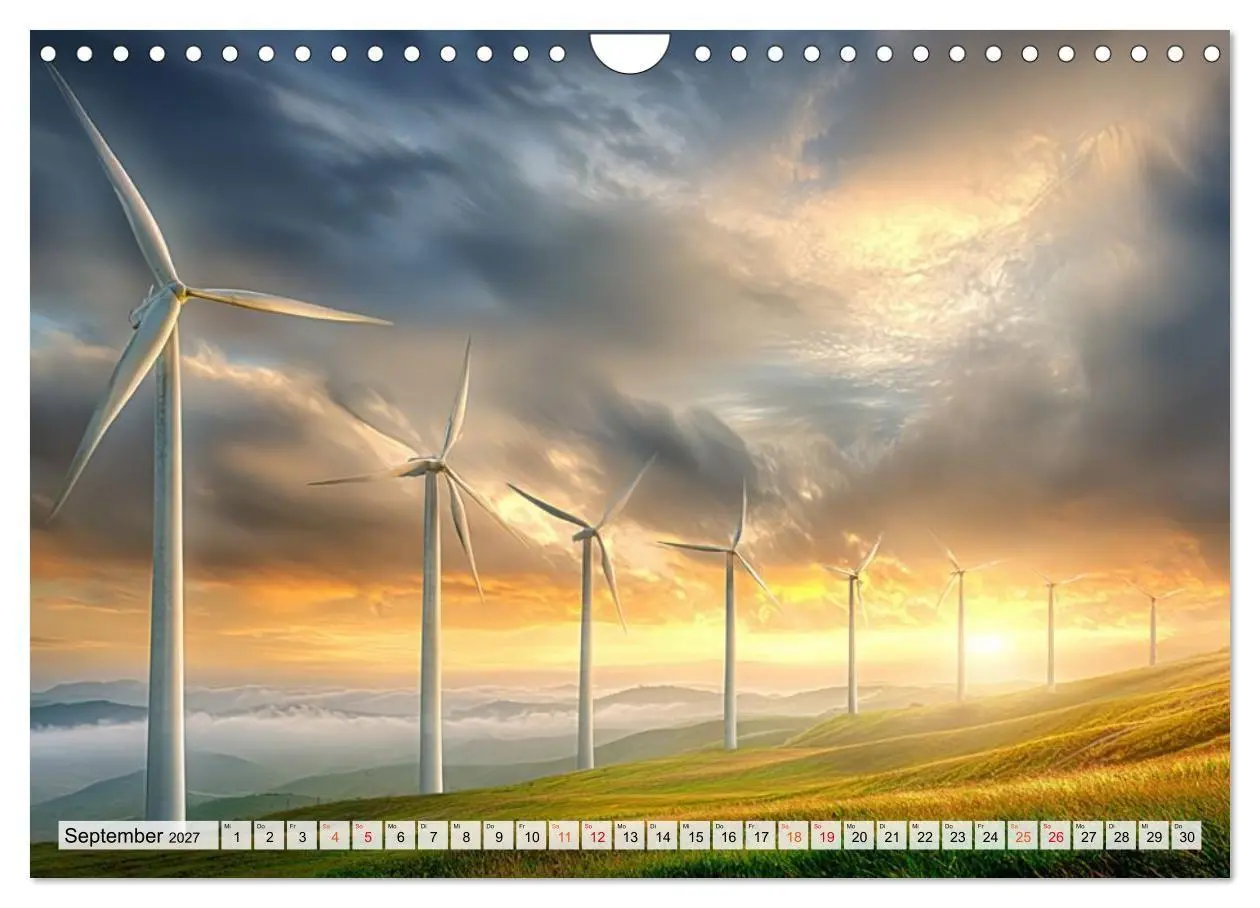 Bild: 9783516915921 | Windträume (Wandkalender 2027 DIN A4 quer), CALVENDO Monatskalender