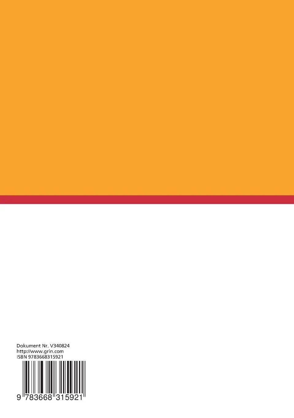 Rückseite: 9783668315921 | Die Unendlichkeit in der Mathematik | Eva Meierhenrich | Taschenbuch