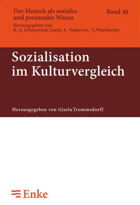 Cover: 9783828245921 | Sozialisation im Kulturvergleich | Gisela Trommsdorff | Taschenbuch