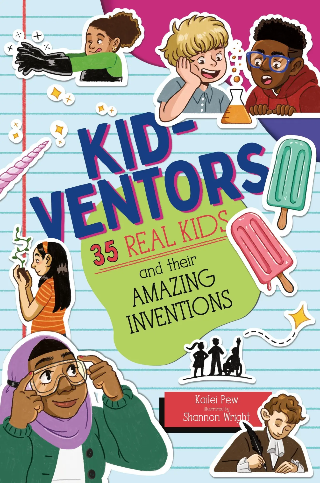 Cover: 9781250836021 | Kid-Ventors | 35 Real Kids and Their Amazing Inventions | Kailei Pew