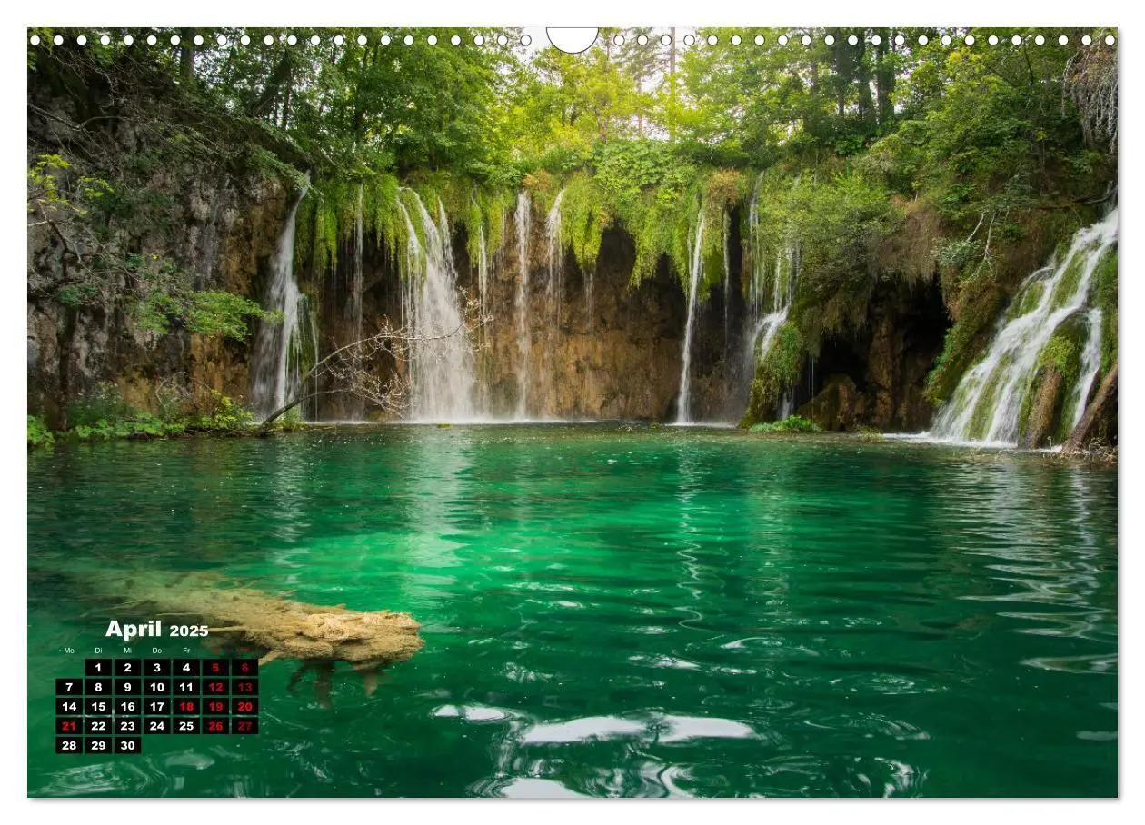 Bild: 9783383846021 | Naturwunder Plitvicer Seen (Wandkalender 2025 DIN A3 quer),...