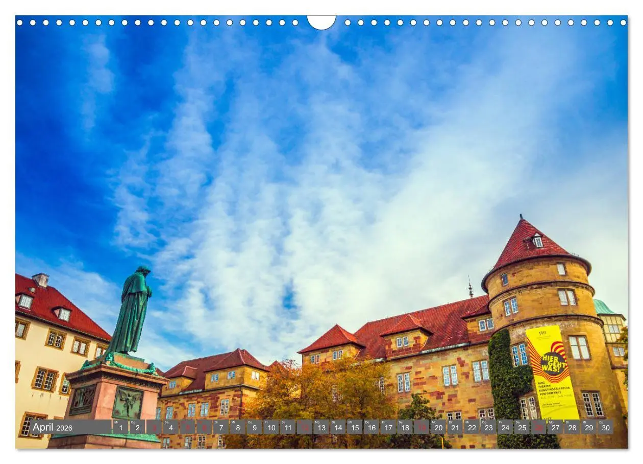 Bild: 9783457716021 | Historisches Stuttgart 2026 (Wandkalender 2026 DIN A3 quer),...