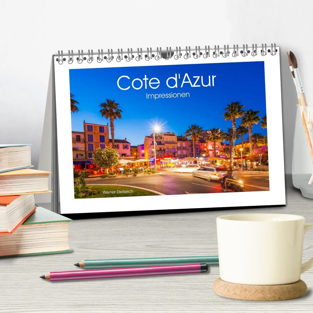 Bild: 9783516046021 | COTE D'AZUR Impressionen (Tischkalender 2026 DIN A5 quer), CALVENDO...