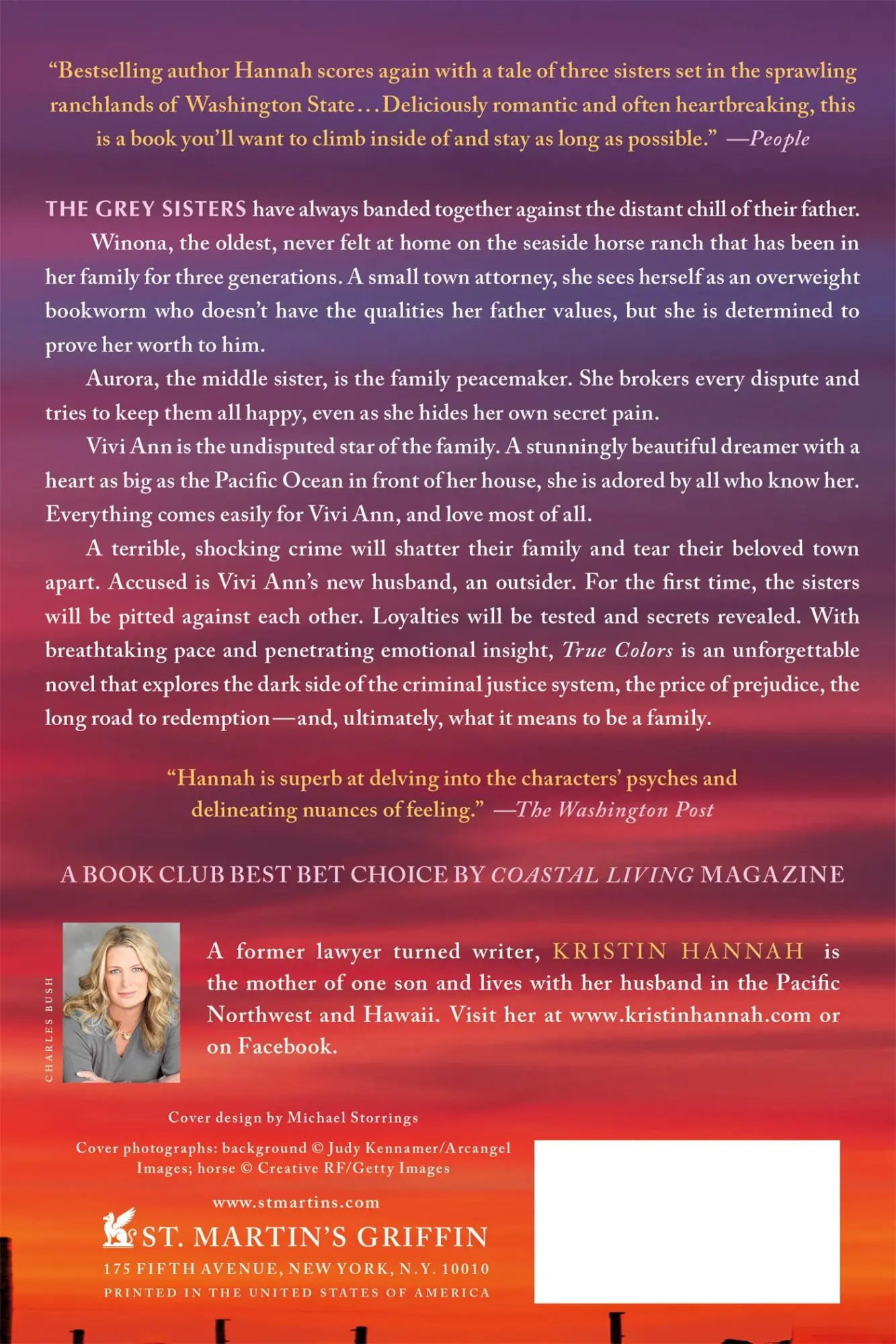 Rückseite: 9780312606121 | True Colors | Kristin Hannah | Taschenbuch | Kartoniert / Broschiert