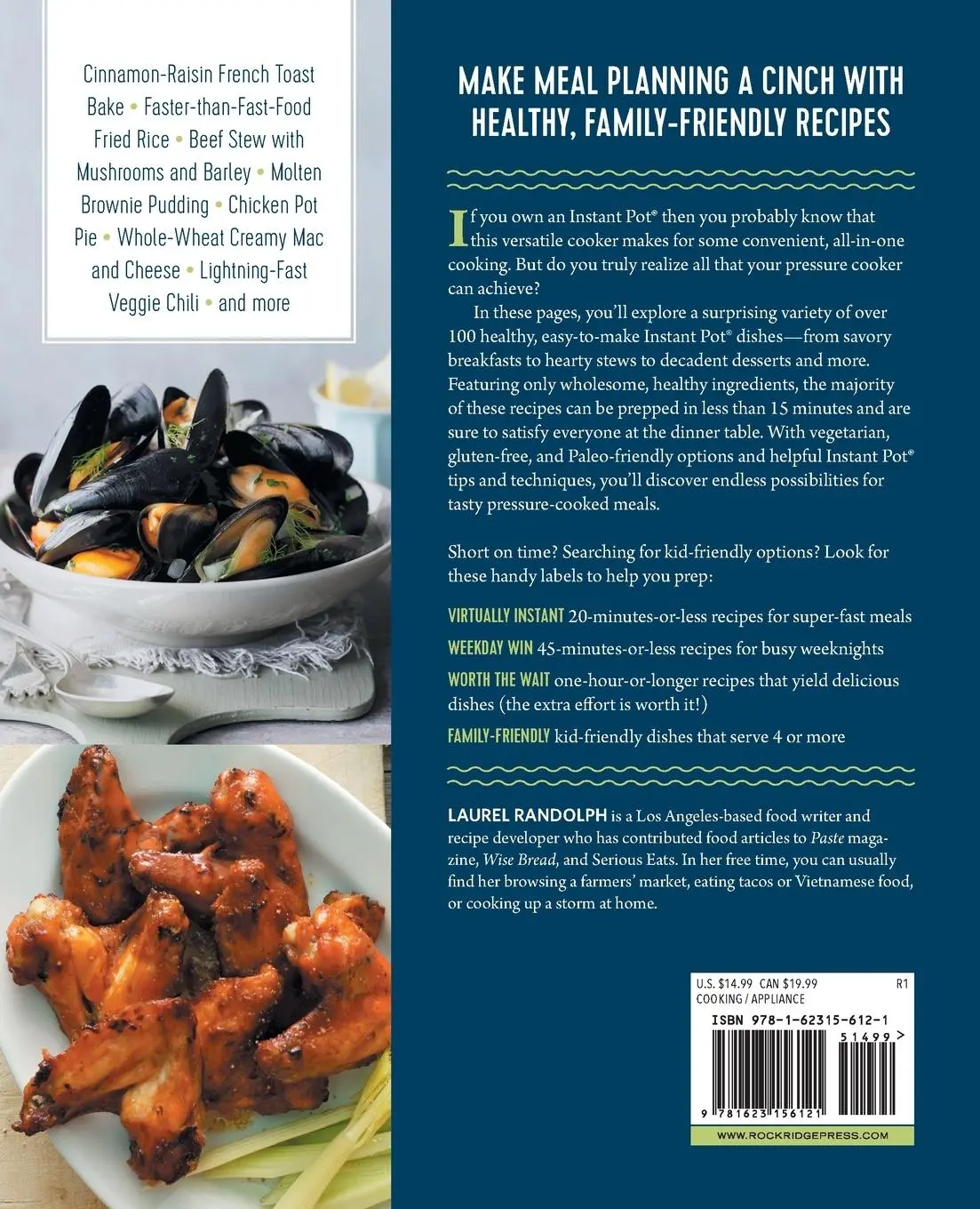 Rückseite: 9781623156121 | The Instant Pot Electric Pressure Cooker Cookbook | Laurel Randolph