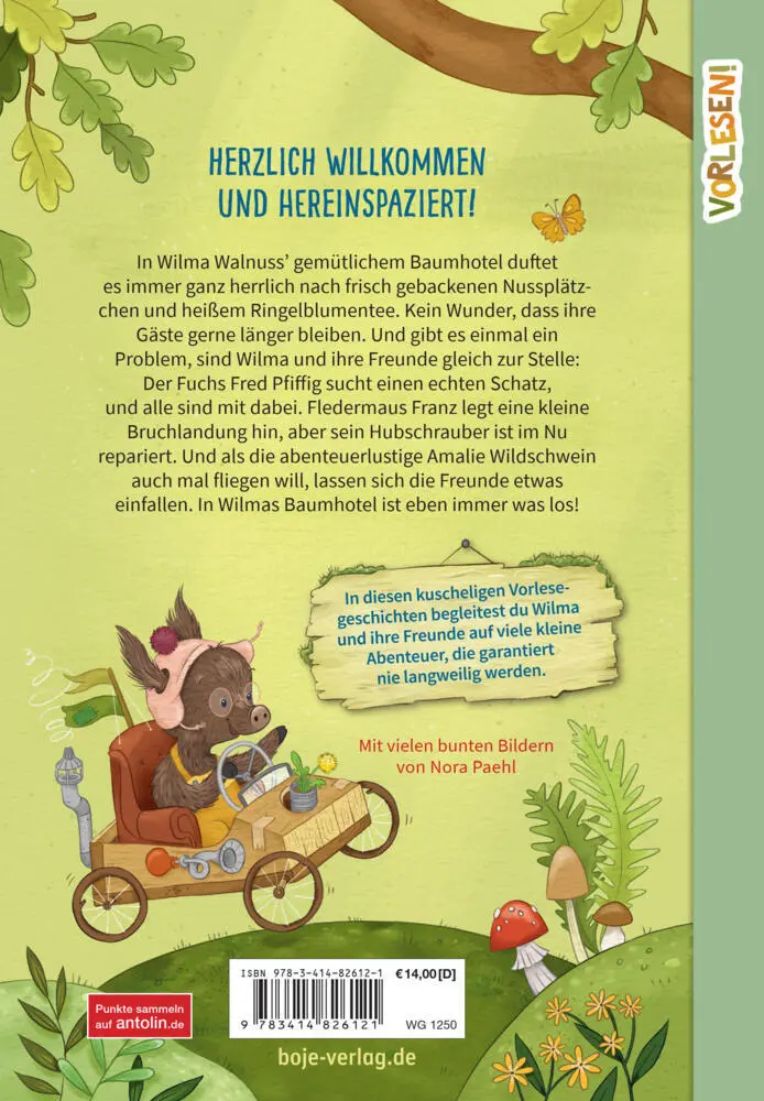 Autor: 9783414826121 | Wilma Walnuss und das kleine Baumhotel | Katharina E. Volk | Buch