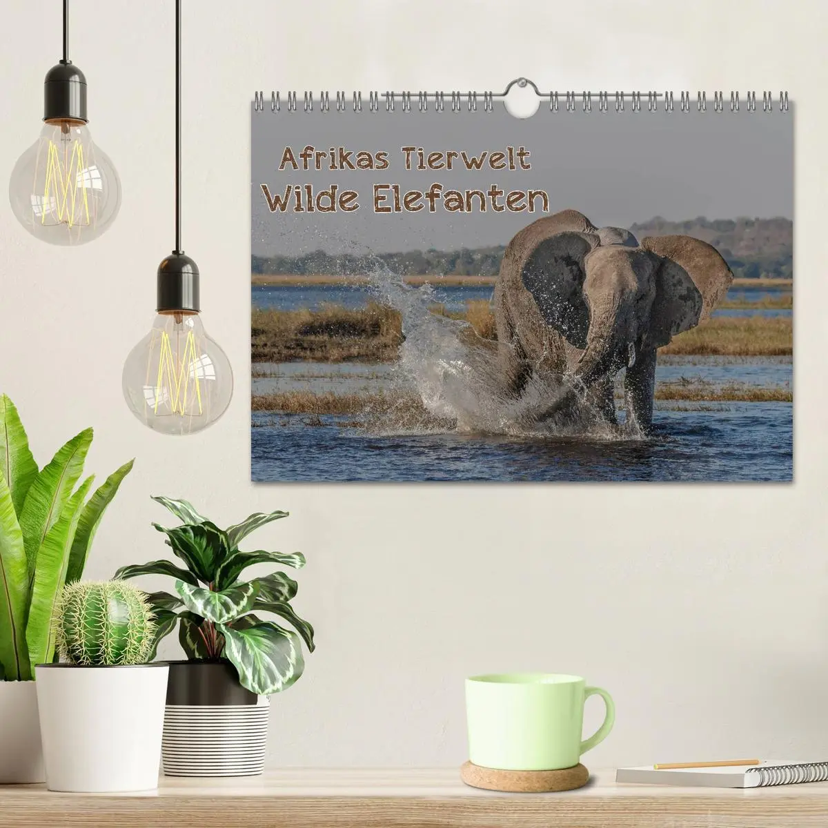 Bild: 9783516036121 | Afrikas Tierwelt - Wilde Elefanten (Wandkalender 2026 DIN A4 quer),...