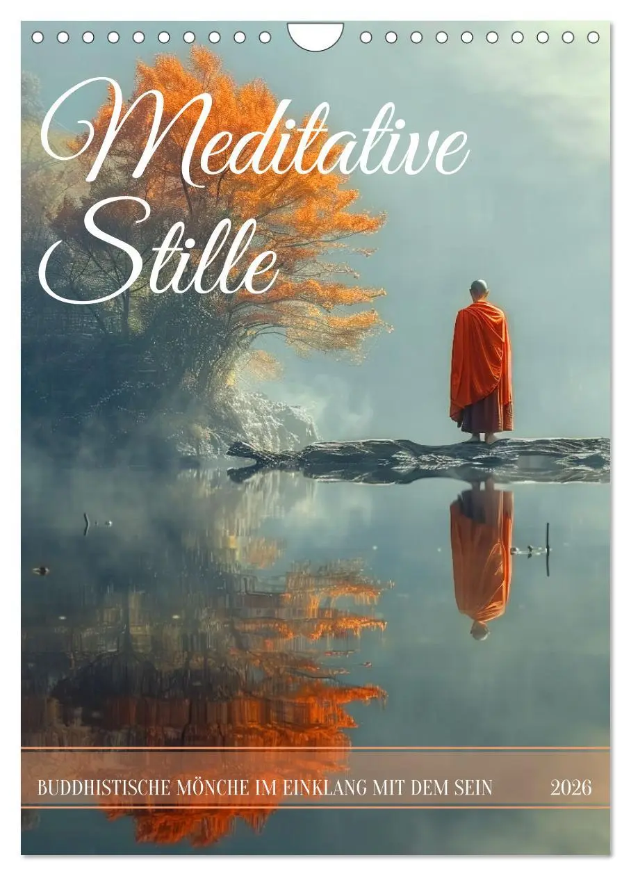 Cover: 9783516276121 | Meditative Stille (Wandkalender 2026 DIN A4 hoch), CALVENDO...