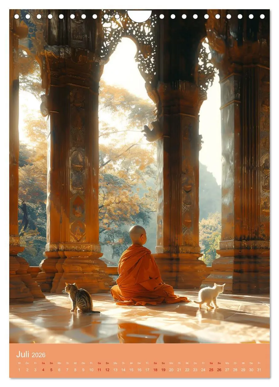 Bild: 9783516276121 | Meditative Stille (Wandkalender 2026 DIN A4 hoch), CALVENDO...