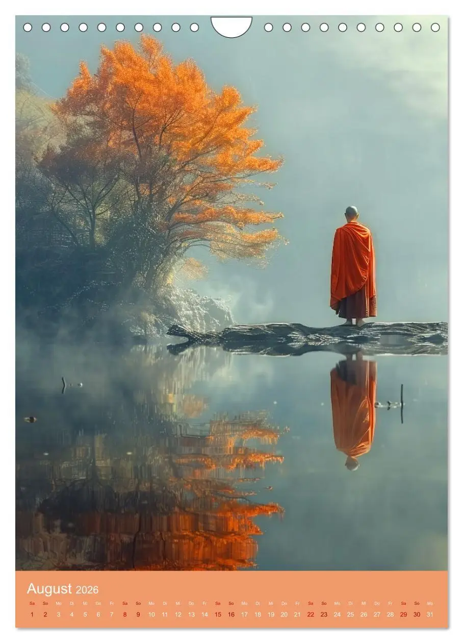 Bild: 9783516276121 | Meditative Stille (Wandkalender 2026 DIN A4 hoch), CALVENDO...