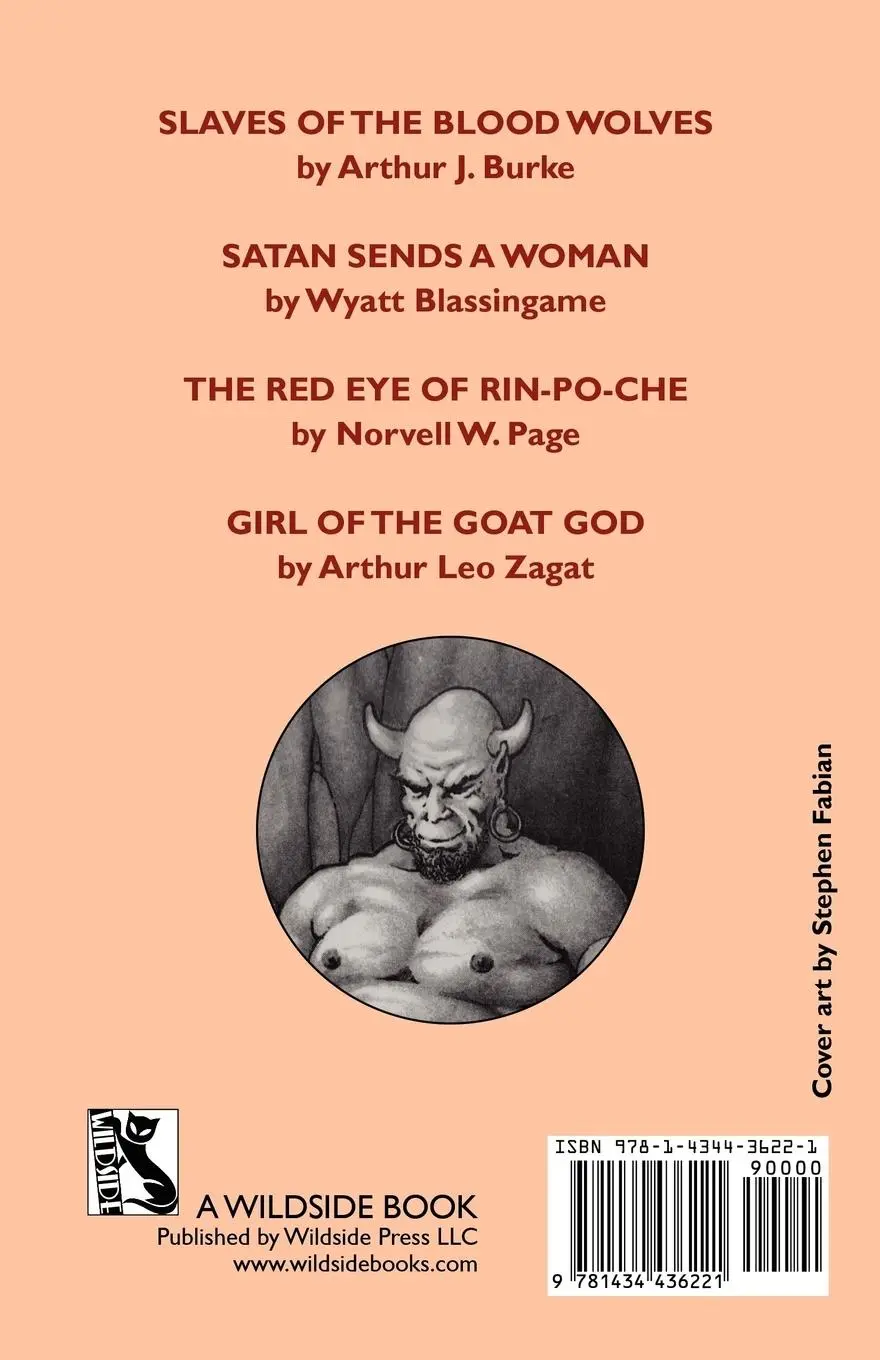 Rückseite: 9781434436221 | Weird Menace # 5 | Slaves of the Blood Wolves | Robert Weinberg | Buch