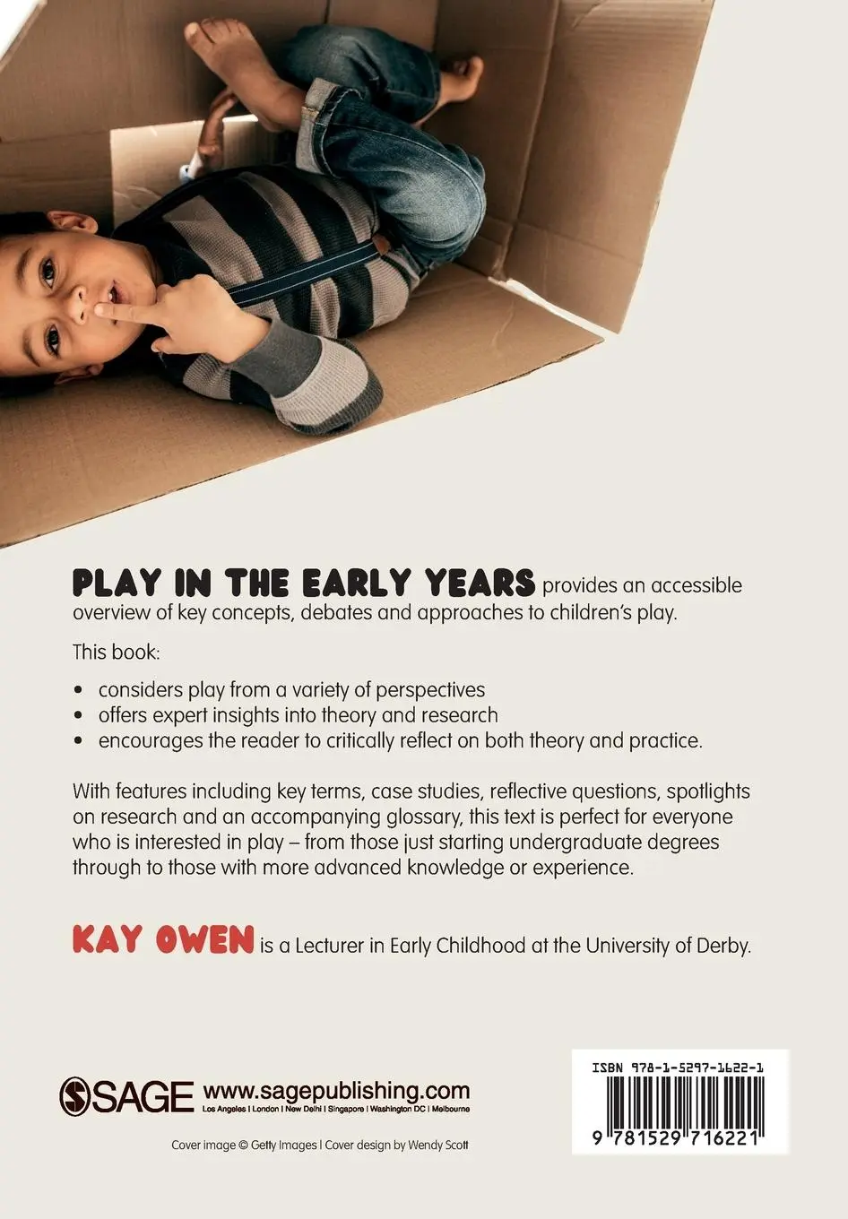 Rückseite: 9781529716221 | Play in the Early Years | Kay Owen | Taschenbuch | Englisch | 2021