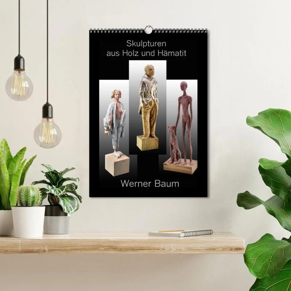 Bild: 9783435916221 | Skulpturen aus Holz und Hämatit - Werner Baum (Wandkalender 2025...