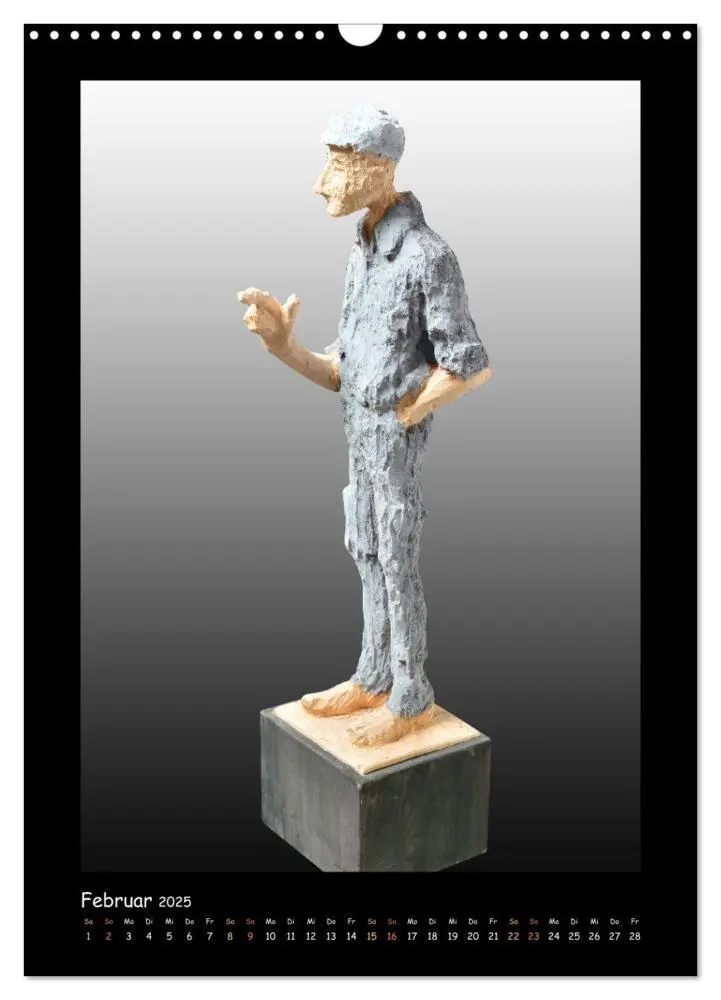 Bild: 9783435916221 | Skulpturen aus Holz und Hämatit - Werner Baum (Wandkalender 2025...