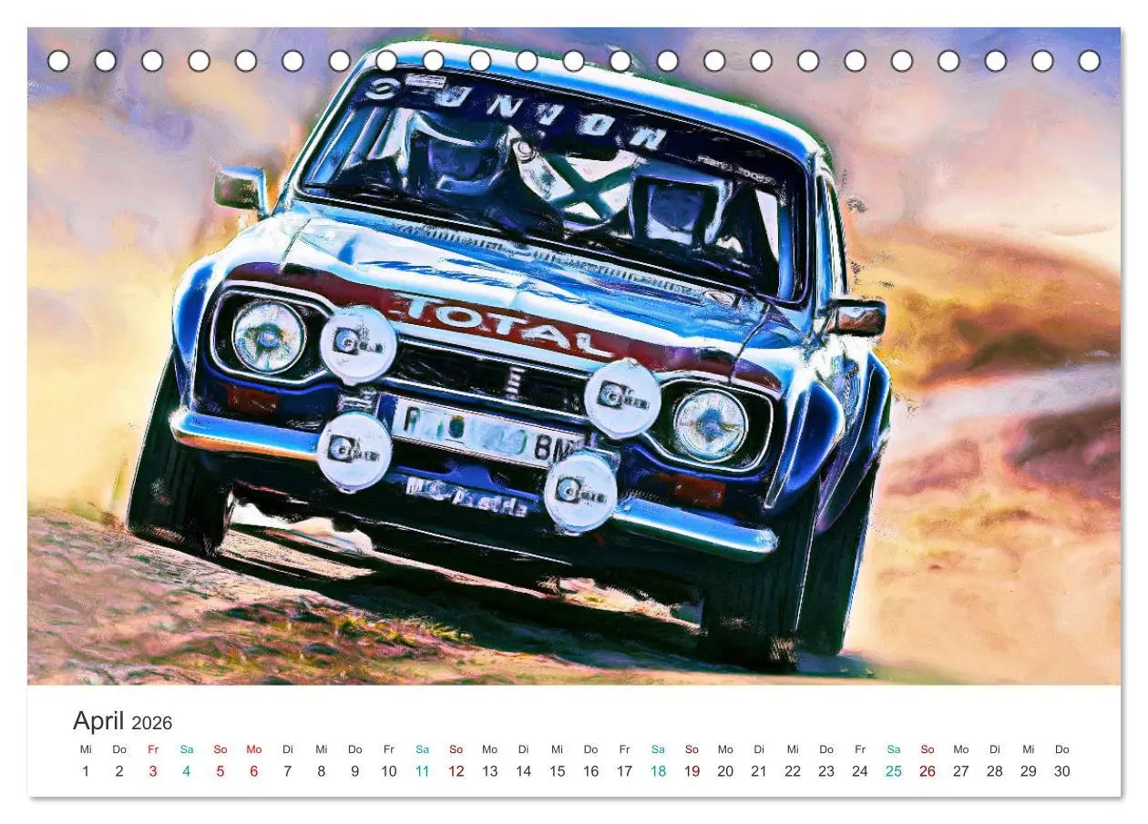 Bild: 9783457246221 | Kultautos - Capri und Escort (Tischkalender 2026 DIN A5 quer),...