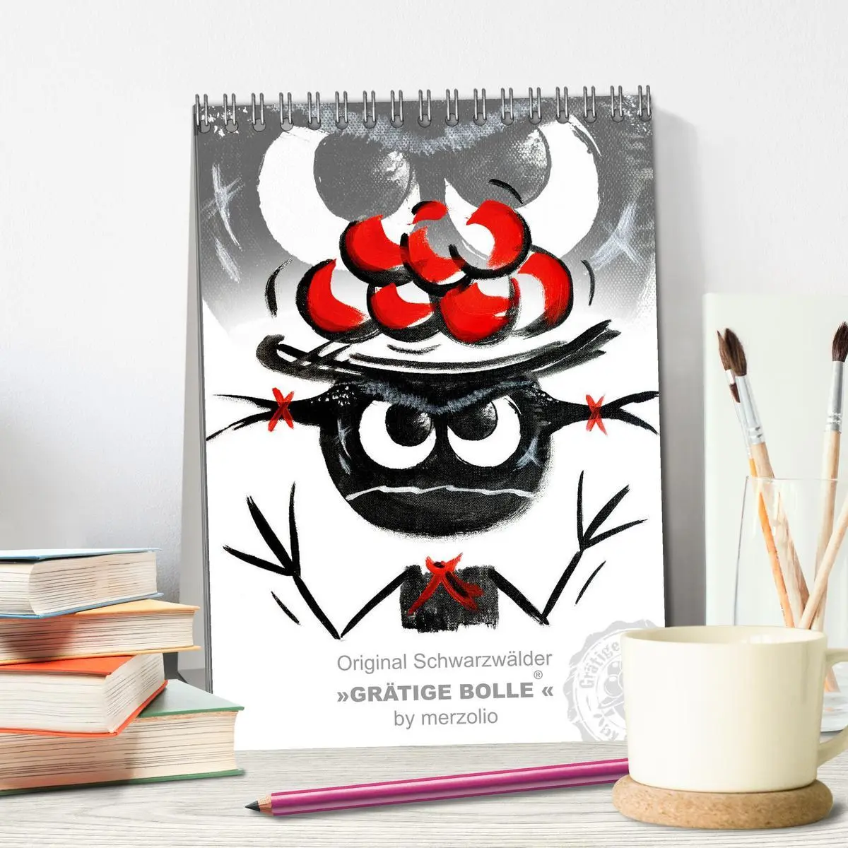 Bild: 9783516406221 | Original Schwarzwälder 'Grätige Bolle' by merzolio (Tischkalender...