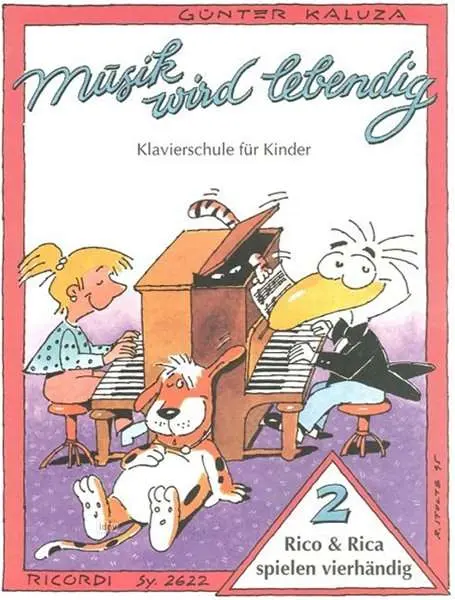 Cover: 9790204226221 | Rico &amp; Rica spielen vierhändig 2 | Günter Kaluza | Broschüre | Buch