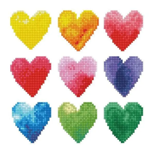 Bild: 4897073246321 | Diamond Dotz Herzen Regenbogen | 2524632 | Deutsch | 2024