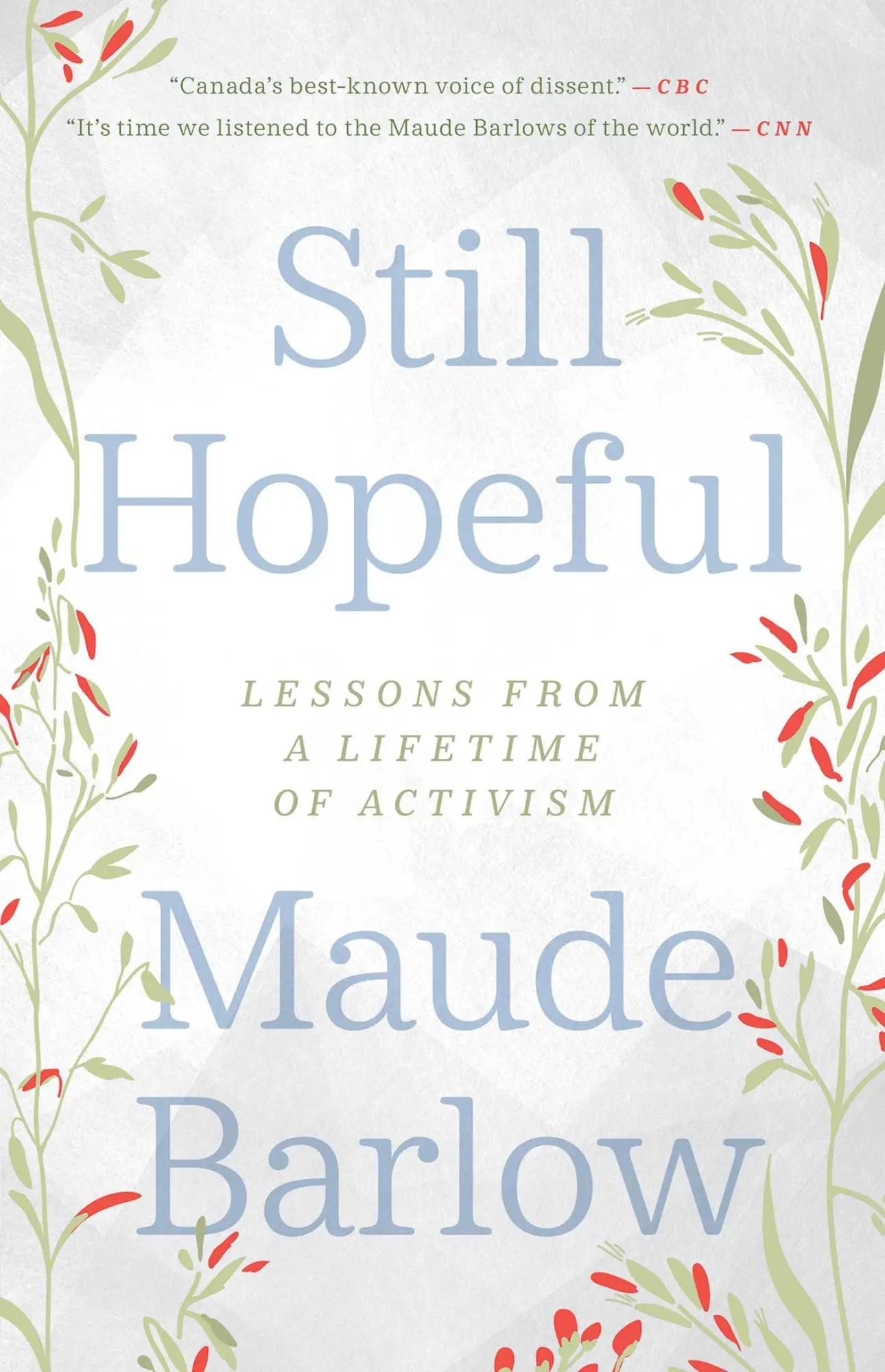 Cover: 9781770416321 | Still Hopeful | Lessons from a Lifetime of Activism | Maude Barlow