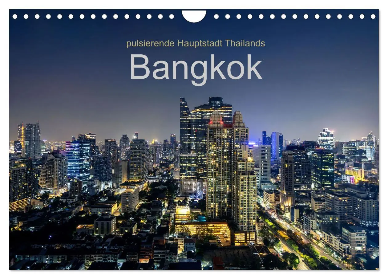 Cover: 9783457306321 | Bangkok - pulsierende Hauptstadt Thailands (Wandkalender 2026 DIN...