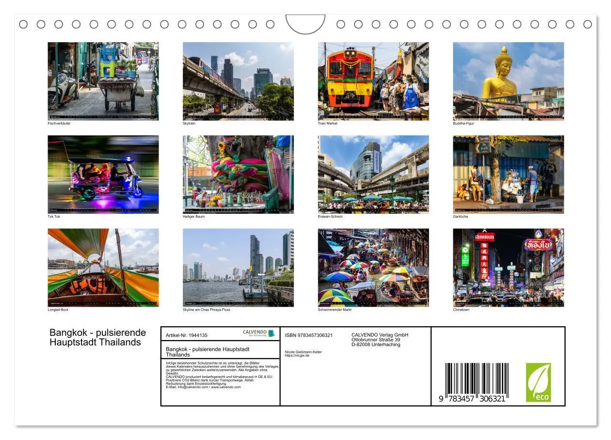 Bild: 9783457306321 | Bangkok - pulsierende Hauptstadt Thailands (Wandkalender 2026 DIN...