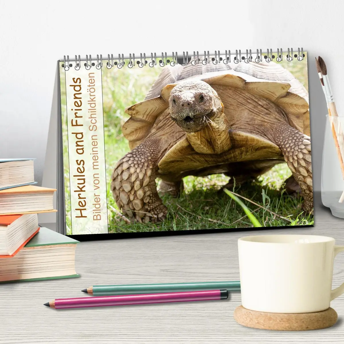 Bild: 9783457786321 | Herkules and Friends (Tischkalender 2026 DIN A5 quer), CALVENDO...