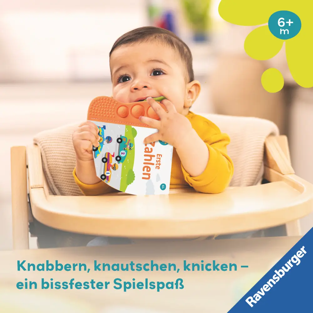 Bild: 9783473456321 | Play+ flip&amp;pop Erste Zahlen - ab 6 Monate | Mein allererstes Beißbuch