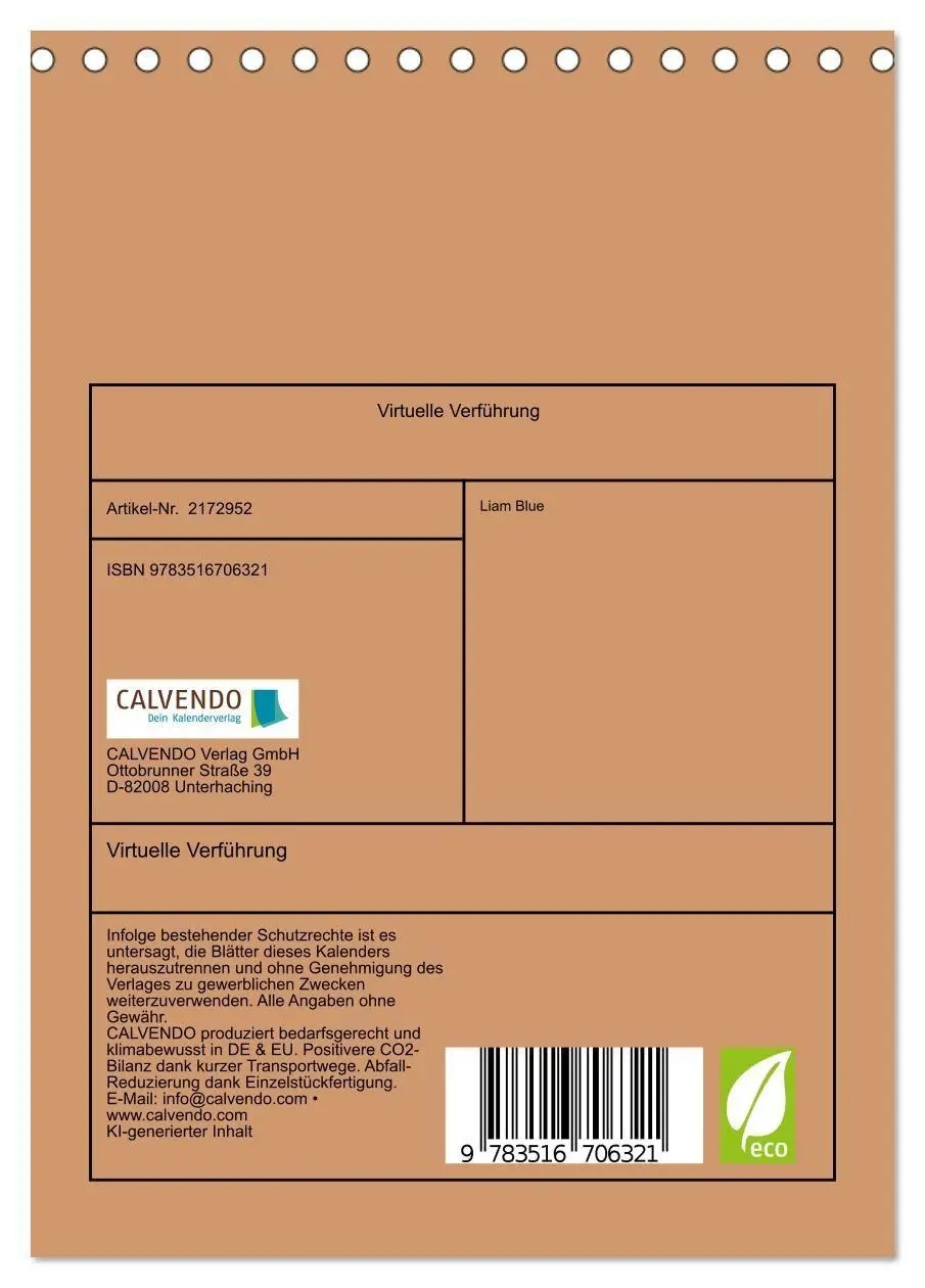 Bild: 9783516706321 | Virtuelle Verführung (Tischkalender 2026 DIN A5 hoch), CALVENDO...