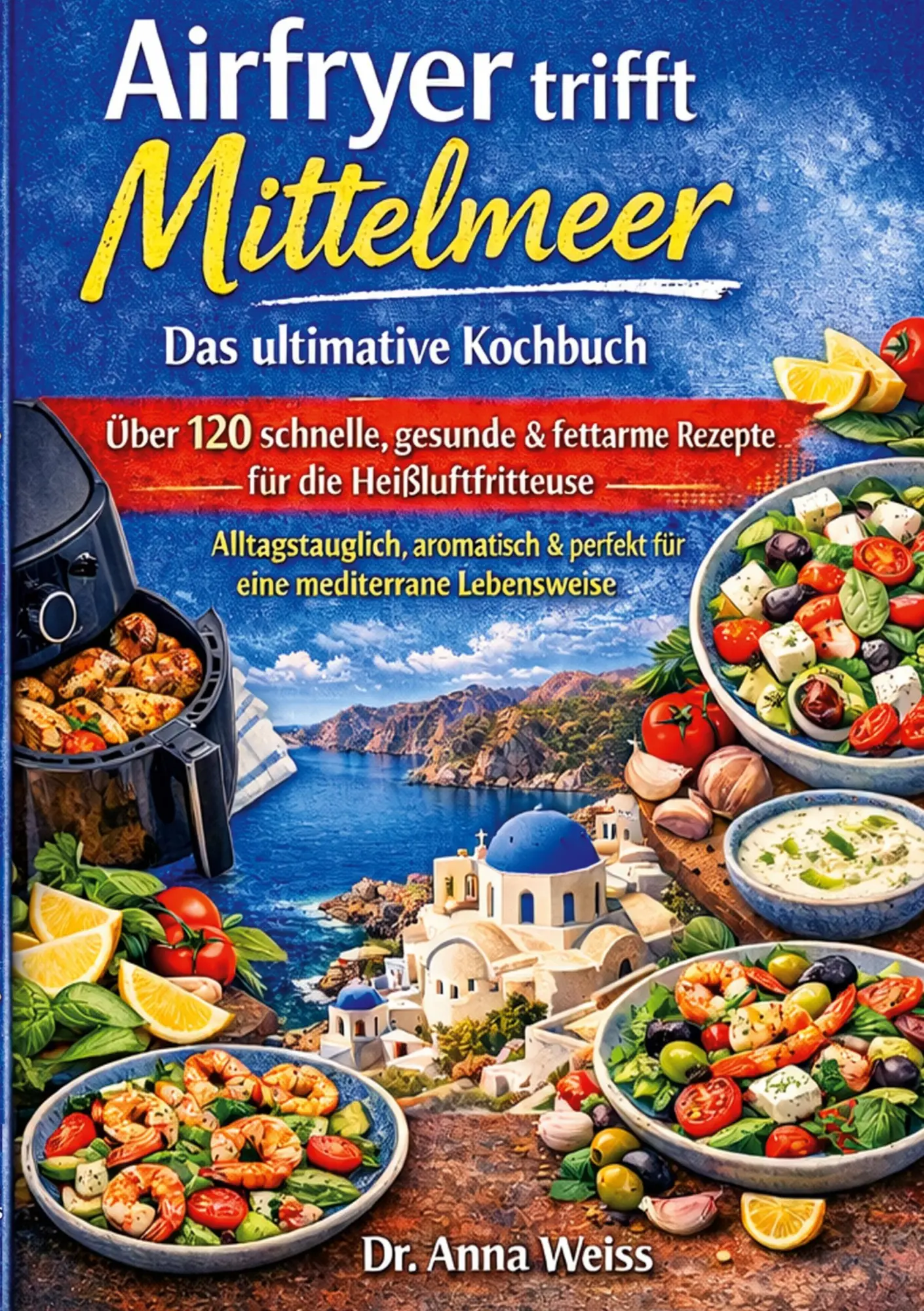 Cover: 9783696376321 | Airfryer trifft Mittelmeer - Das ultimative Kochbuch | Anna Weiss