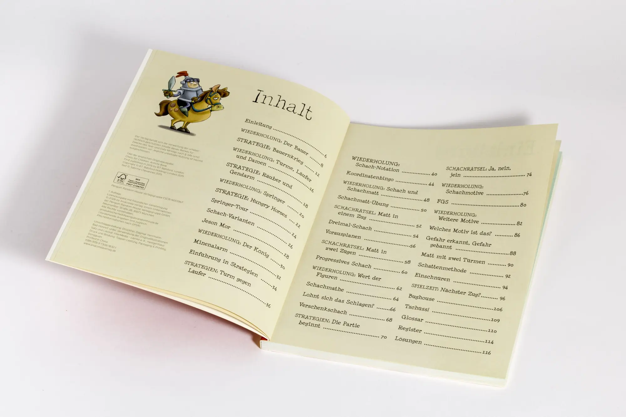 Bild: 9783730616321 | Schach für Kinder. Das Übungsbuch | Sabrina Chevannes | Taschenbuch