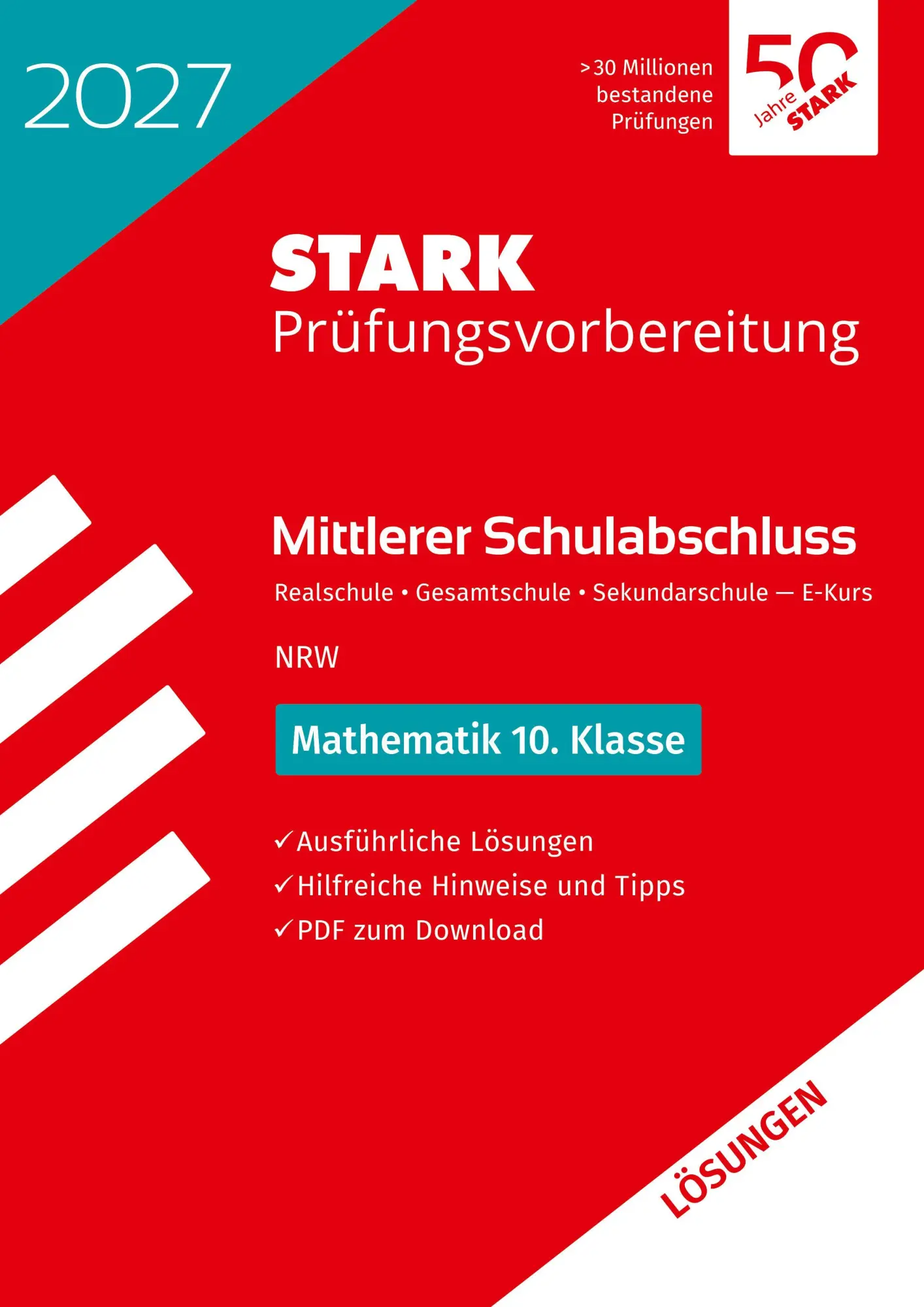 Cover: 9783849066321 | STARK Lösungen zu Mathematik - Mittlerer Schulabschluss (MSA) 2027...