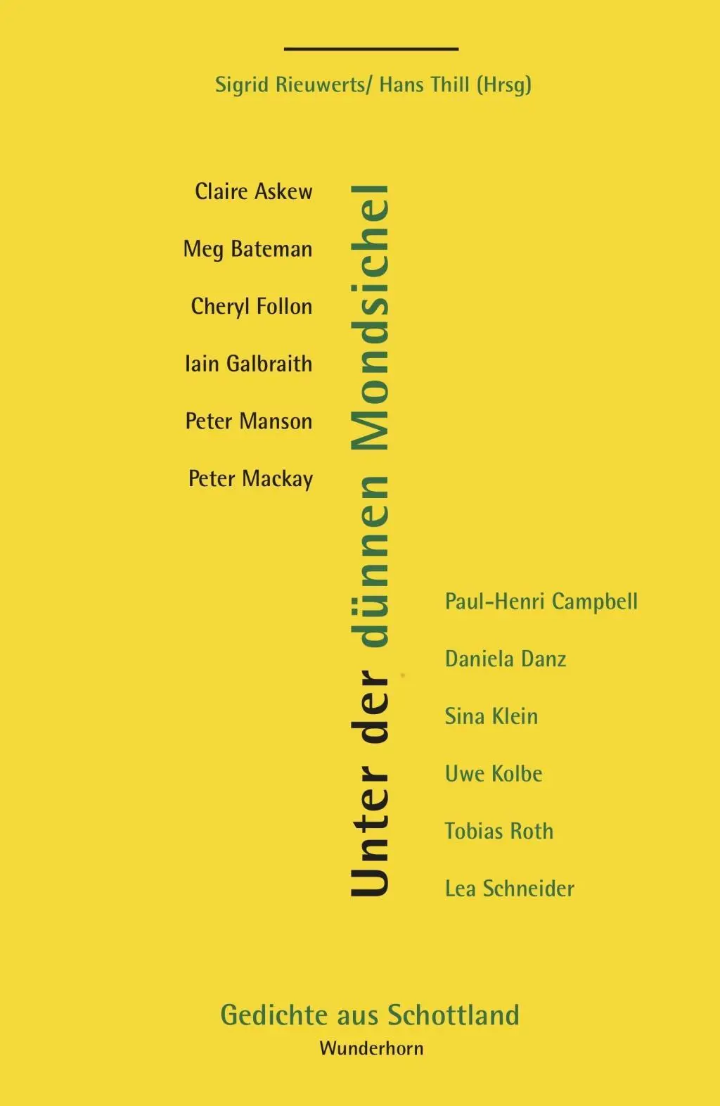 Cover: 9783884236321 | Unter der dünnen Mondsichel | Askew | Buch | 160 S. | Deutsch | 2020