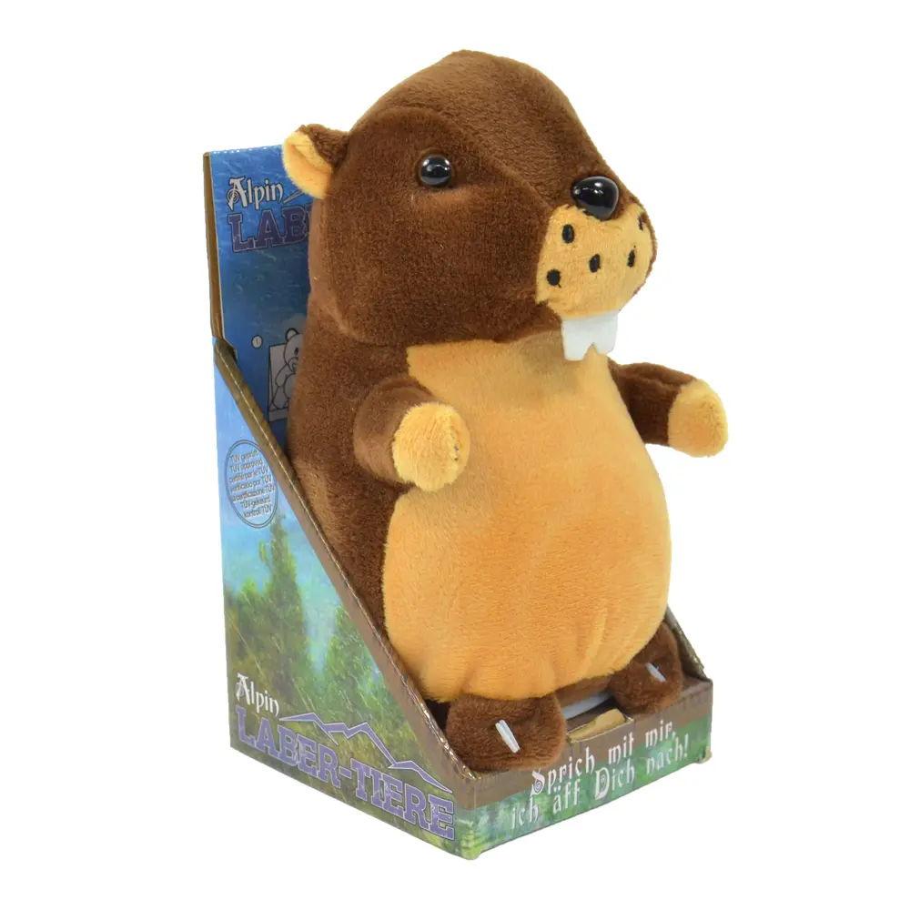 Bild: 4018587756421 | Laber Murmeltier, sprechendes Kuscheltier | Sichtkarton | LT421 | 2025