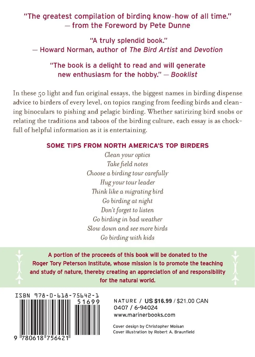 Rückseite: 9780618756421 | Good Birders Don't Wear White | Lisa A. White | Taschenbuch | Englisch