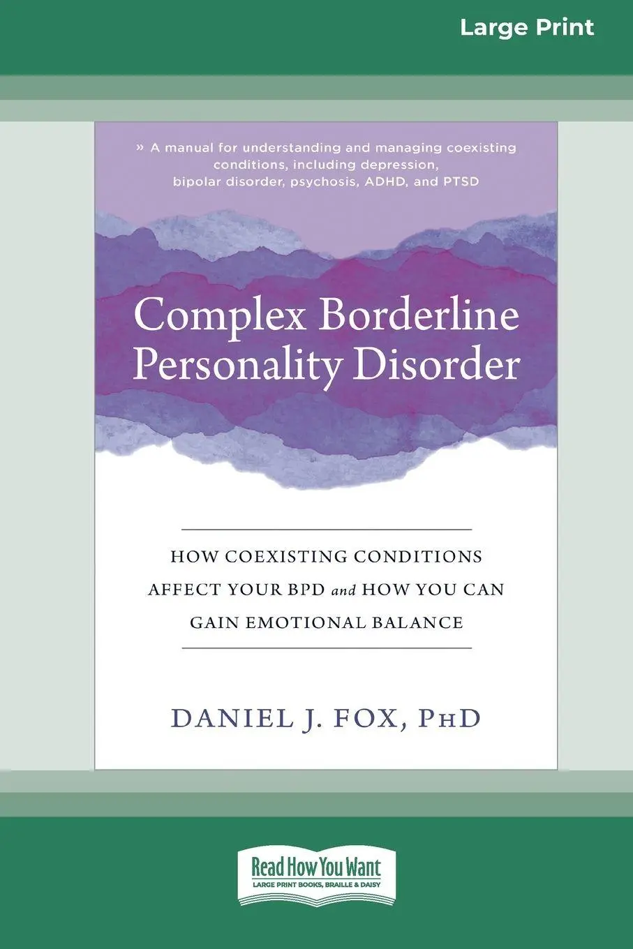 Cover: 9781038726421 | Complex Borderline Personality Disorder | Daniel J. Fox | Taschenbuch