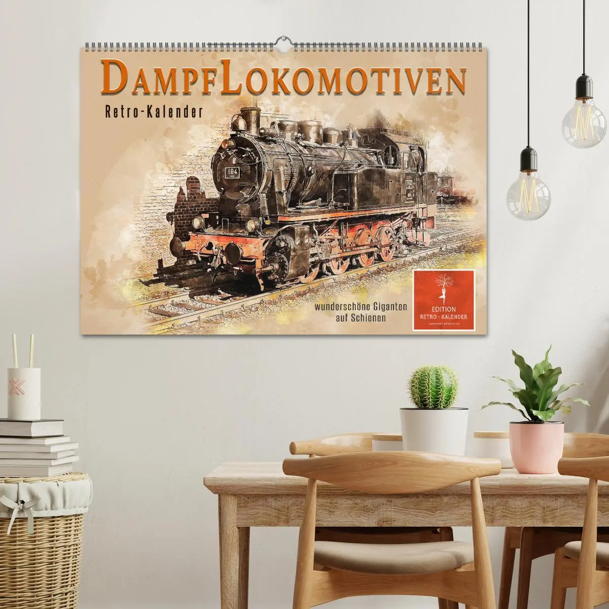 Bild: 9783457916421 | Dampflokomotiven - wunderschöne Giganten auf Schienen (Wandkalender...