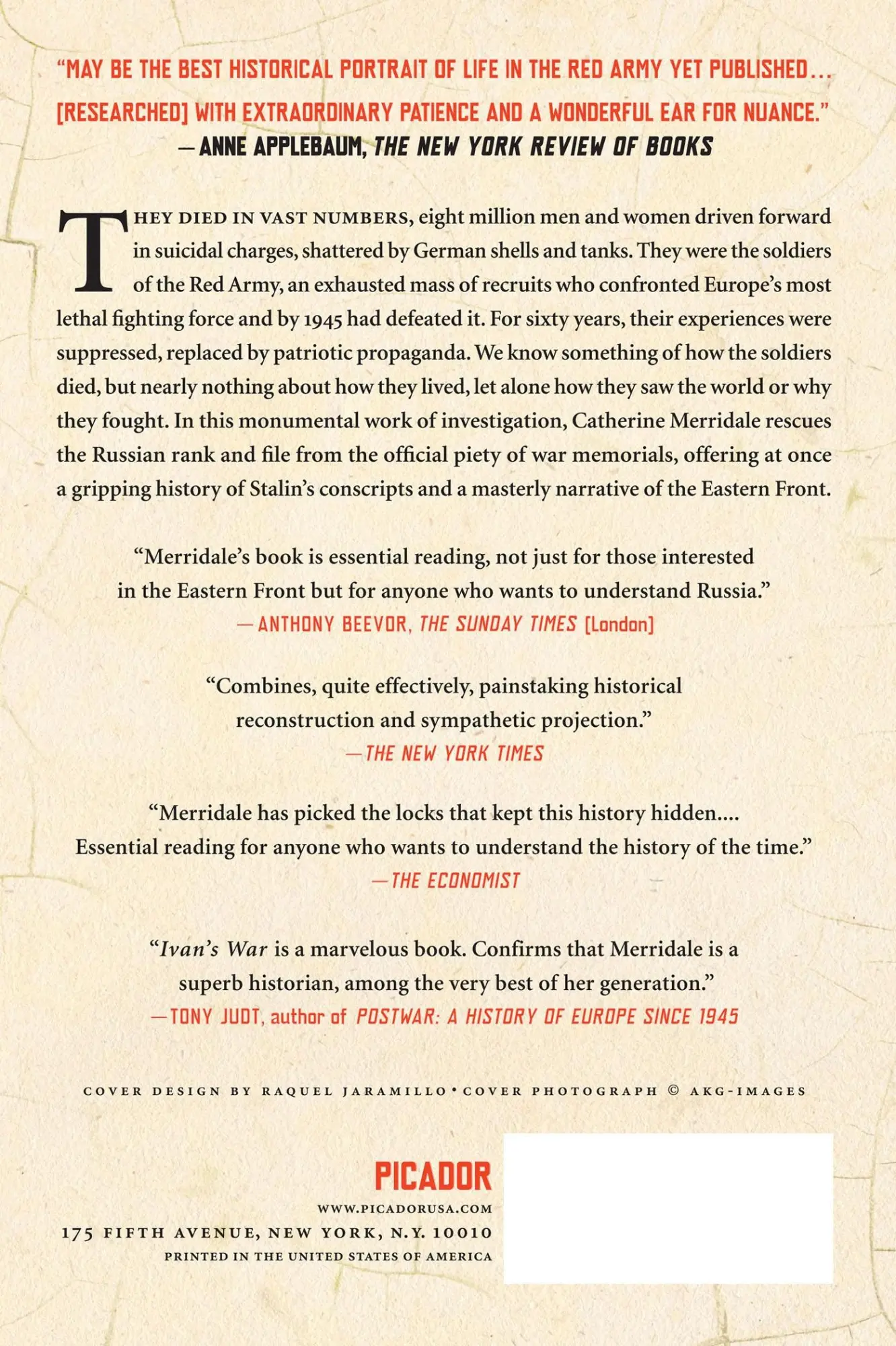 Rückseite: 9780312426521 | Ivan's War | Life and Death in the Red Army, 1939-1945 | Merridale