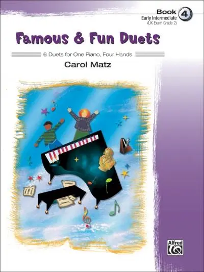 Cover: 9780739076521 | Famous &amp; Fun Duets 4 | 6 Duets for One Piano, Four Hands | Carol Matz