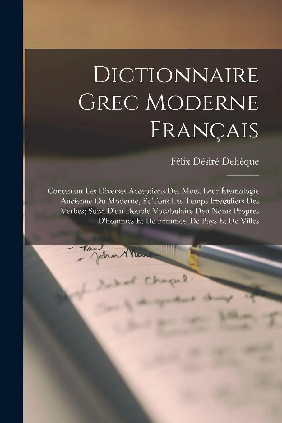 Dictionnaire Grec Moderne Français