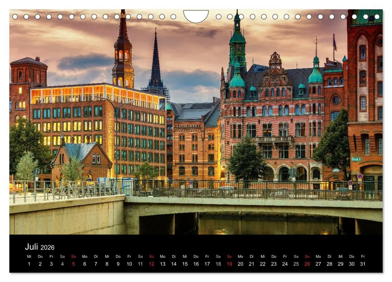 Bild: 9783516096521 | Charmantes Hamburg (Wandkalender 2026 DIN A4 quer), CALVENDO...