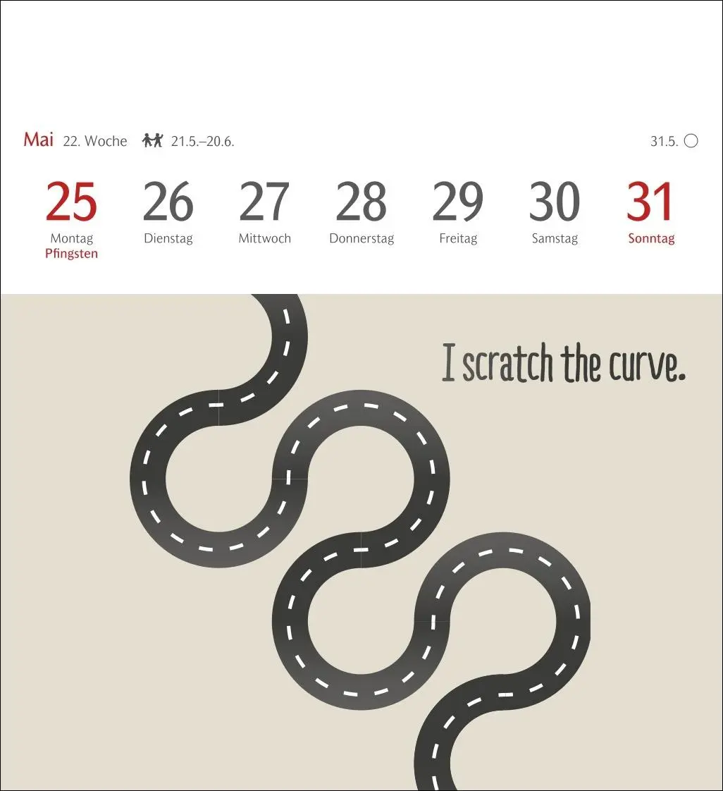 Bild: 9783840036521 | Now I know how the rabbit runs Postkartenkalender 2026 - 53...