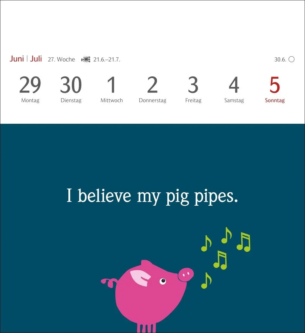 Bild: 9783840036521 | Now I know how the rabbit runs Postkartenkalender 2026 - 53...