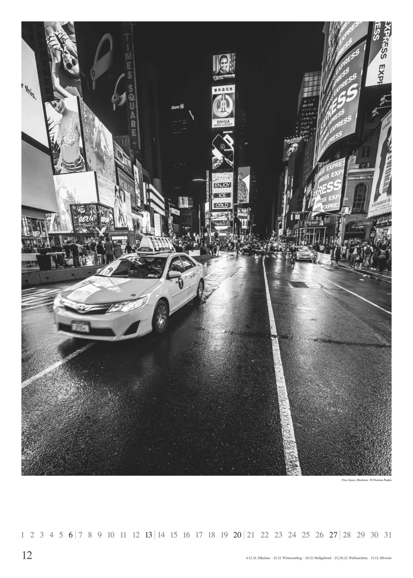 Bild: 4069095006621 | New York 2026 - Foto-Kalender - Poster-Kalender - 50x70 - Stadt - City