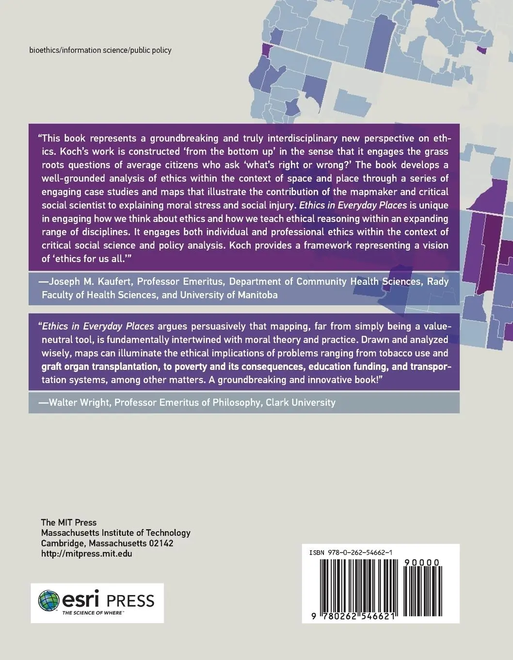 Rückseite: 9780262546621 | Ethics in Everyday Places | Mapping Moral Stress, Distress, and Injury