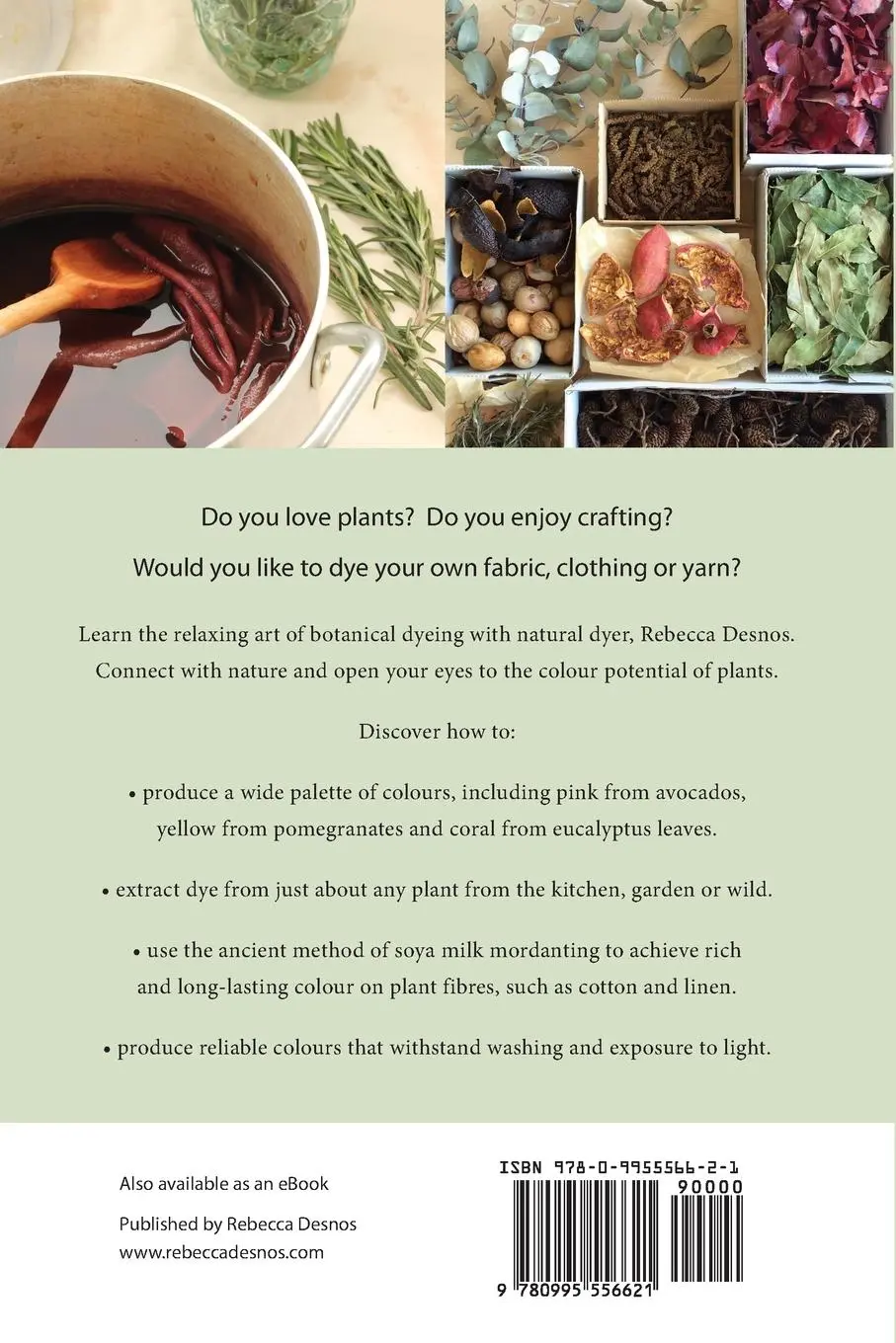 Rückseite: 9780995556621 | Botanical Colour at your Fingertips | Rebecca Desnos | Taschenbuch