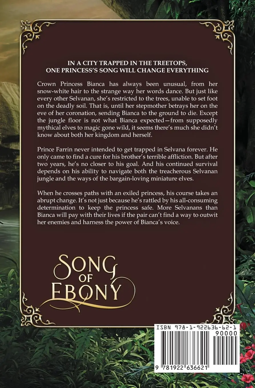 Rückseite: 9781922636621 | Song of Ebony | A Snow White Retelling | Deborah Grace White | Buch