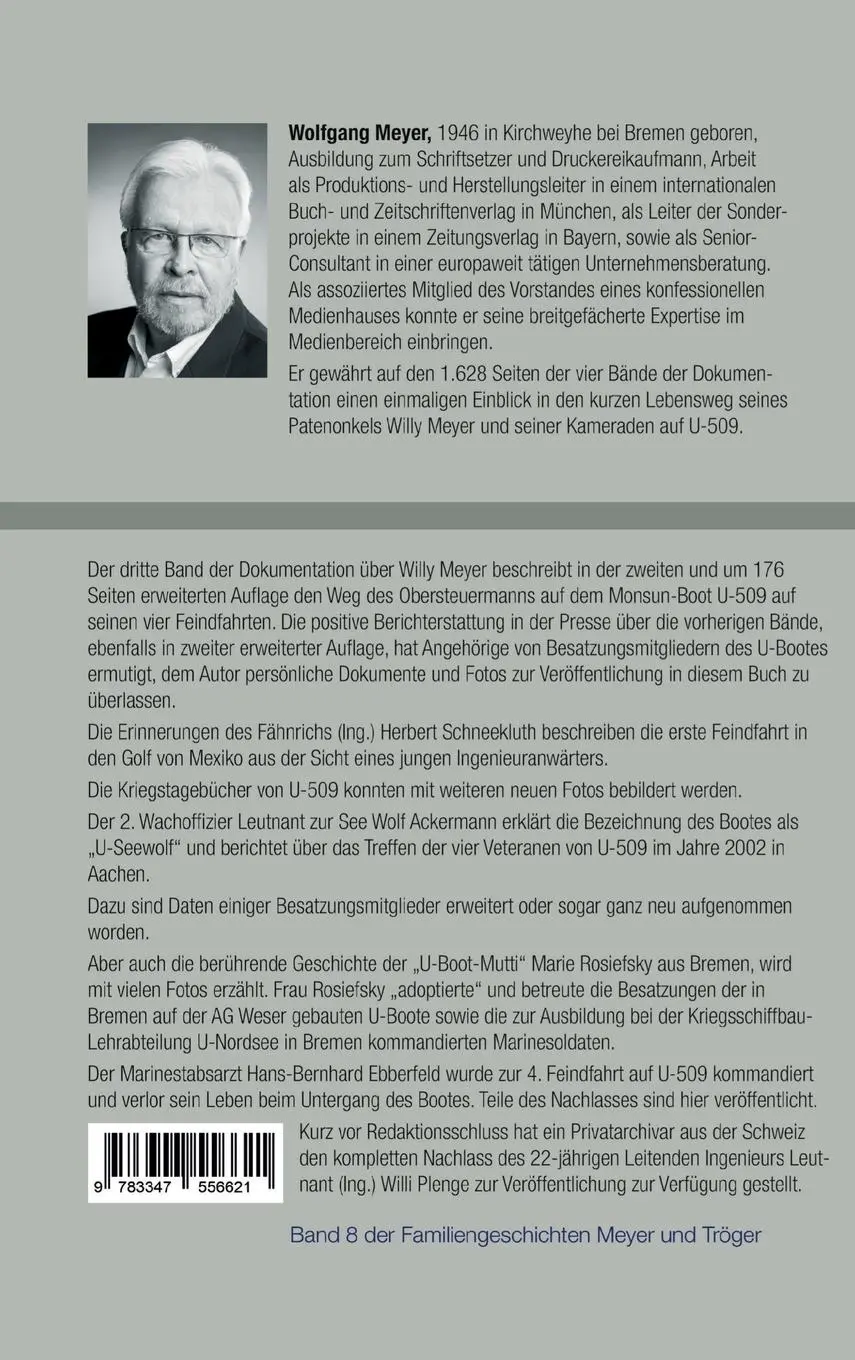 Rückseite: 9783347556621 | U-SEEWOLF | Wolfgang Meyer | Buch | 432 S. | Deutsch | 2022