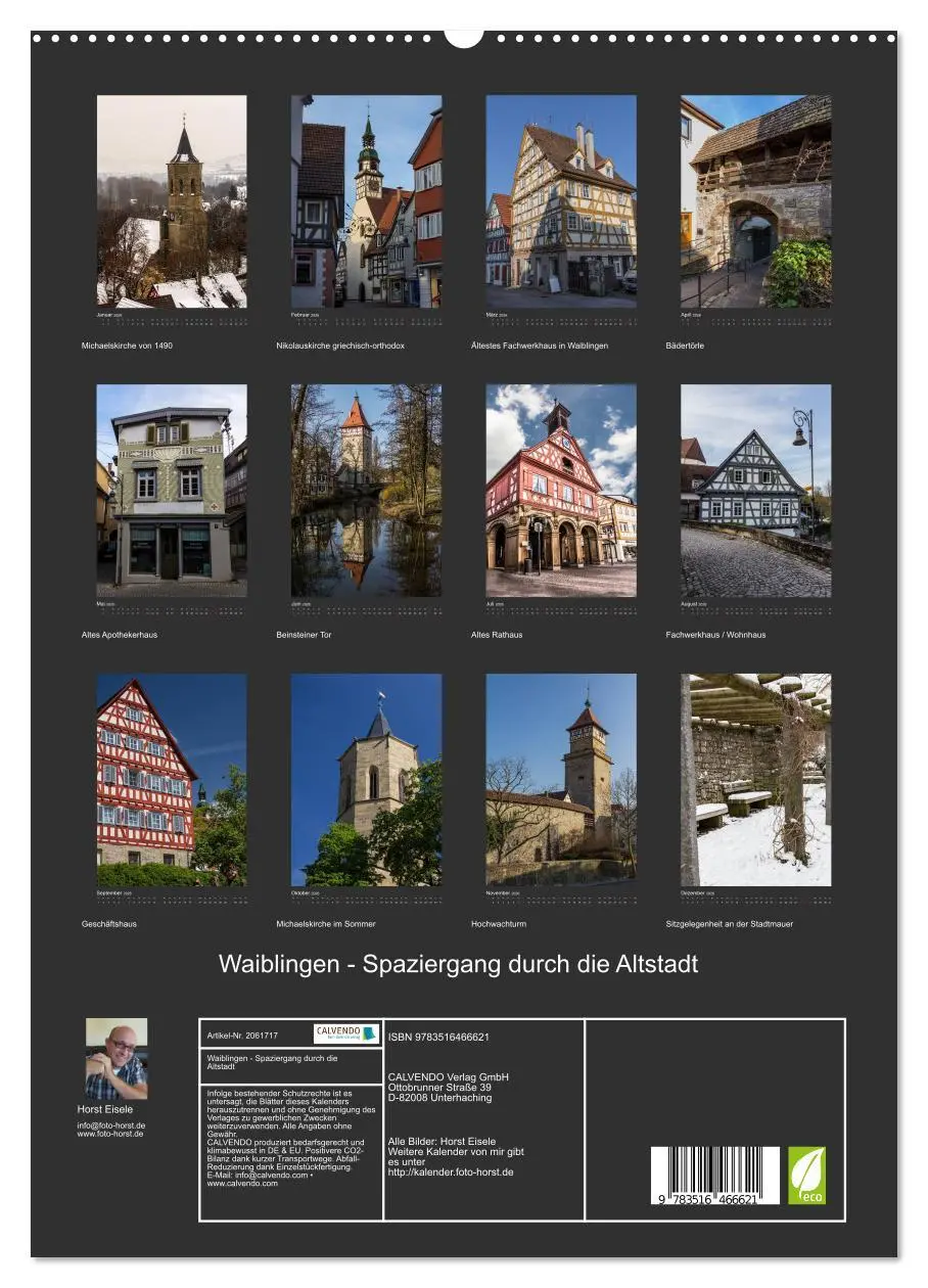 Bild: 9783516466621 | Waiblingen - Spaziergang durch die Altstadt (hochwertiger Premium...