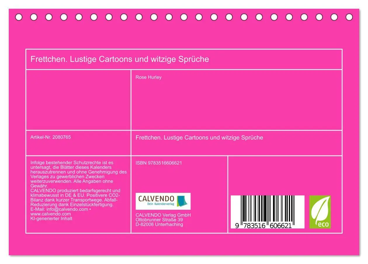 Bild: 9783516606621 | Frettchen. Lustige Cartoons und witzige Sprüche (Tischkalender 2026...